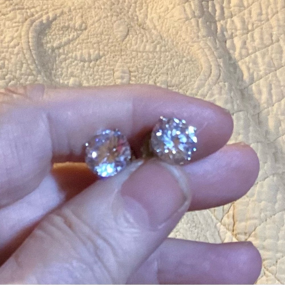 Elegant Silver Stud Earrings
